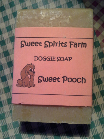 Sweet Pooch doggie goat milk bar soap