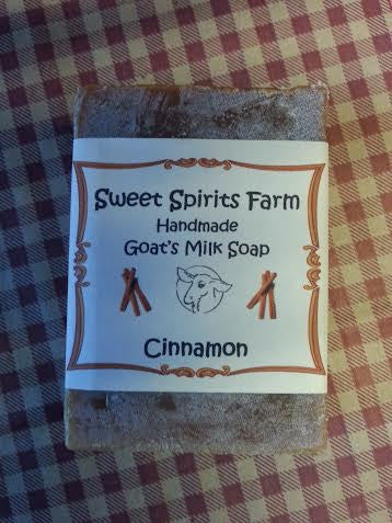 Cinnamon goat milk bar soap