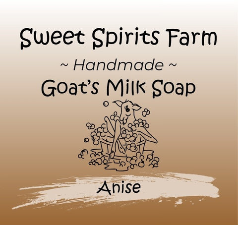 Anise goat milk bar soap