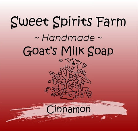 Cinnamon goat milk bar soap