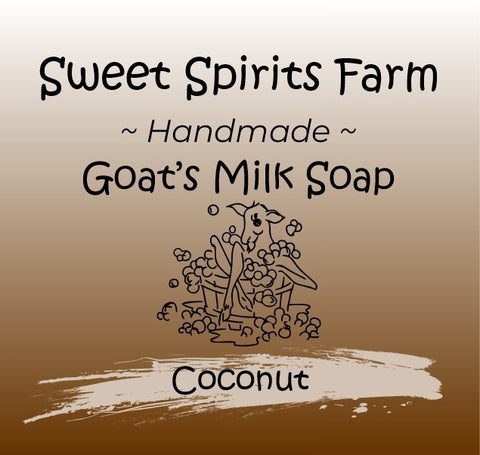 Coconut goat milk bar soap