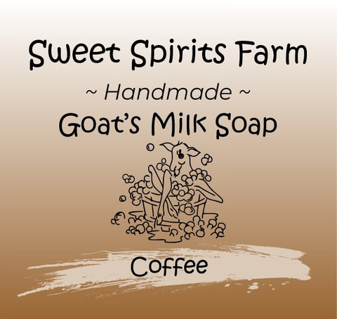 Coffee goat milk bar soap