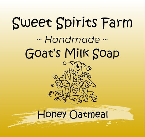 Honey Oatmeal goat milk bar soap