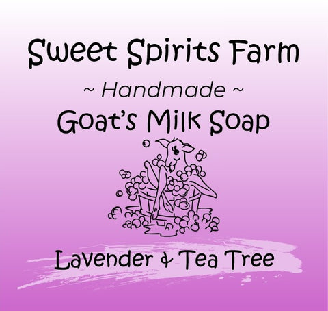 Lavender & Tea Tree goat milk bar soap