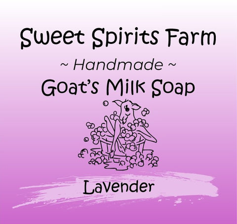 Lavender goat milk bar soap