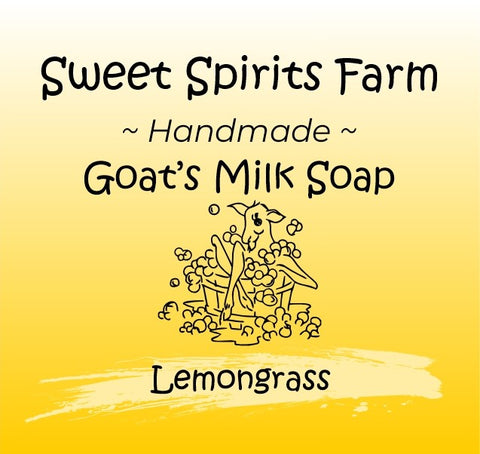 Lemongrass goat milk bar soap