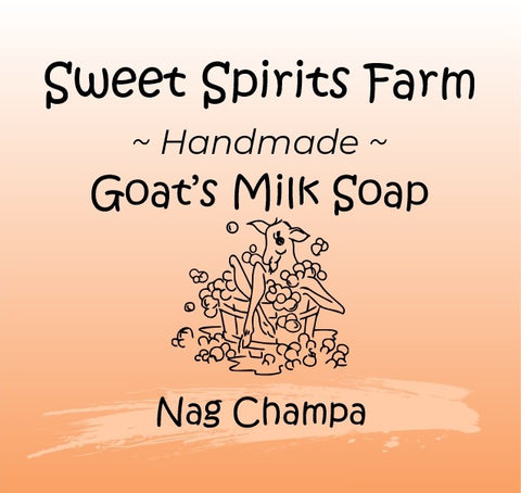 Nag Champa goat milk bar soap