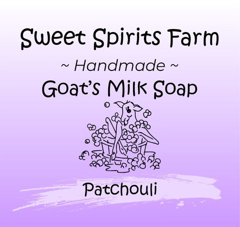 Patchouli goat milk bar soap