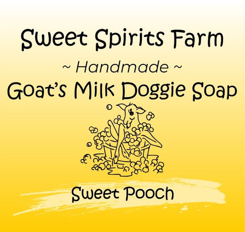 Sweet Pooch doggie goat milk bar soap