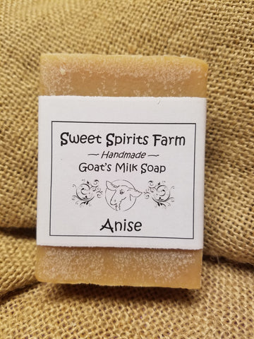 Anise goat milk bar soap