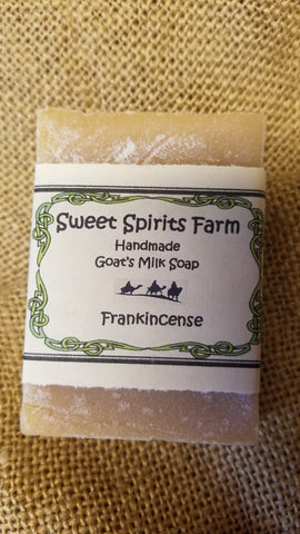 Frankincense goat milk bar soap
