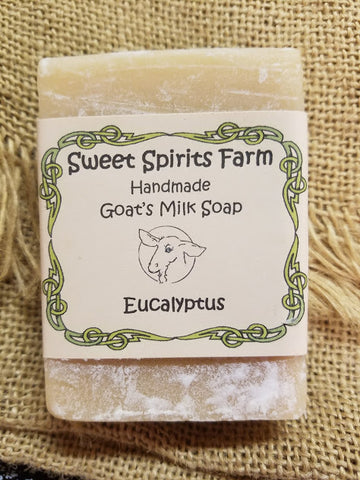 Eucalyptus goat milk bar soap