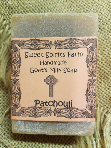 Patchouli goat milk bar soap
